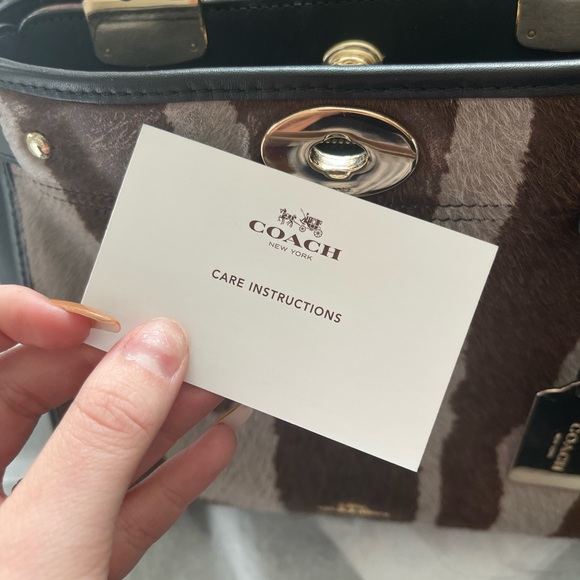 RARE COACH GRAMERCY CALFHAIR MINI SATCHEL - Picture 10 of 15